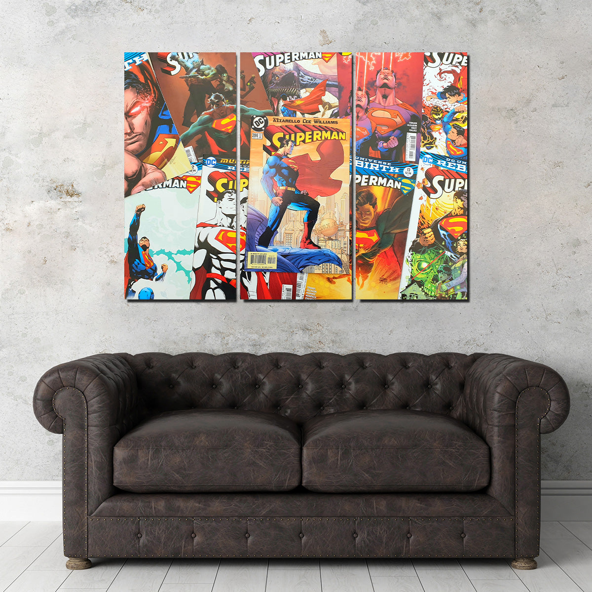 Stunning Superman Comic Books Wall Art for Your Home Decor