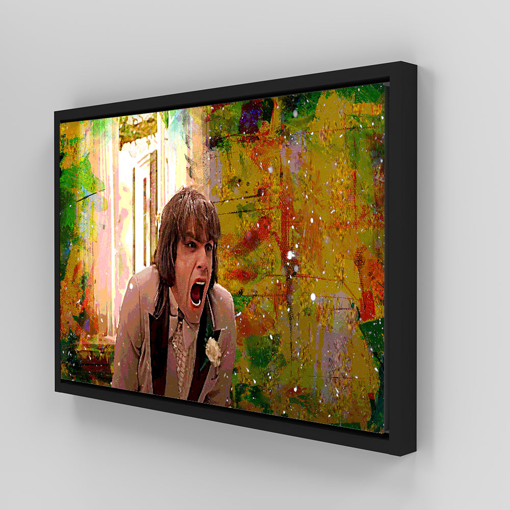 There's Something About Mary - Iconic Zipper Scene Wall Art for Movie Lovers
