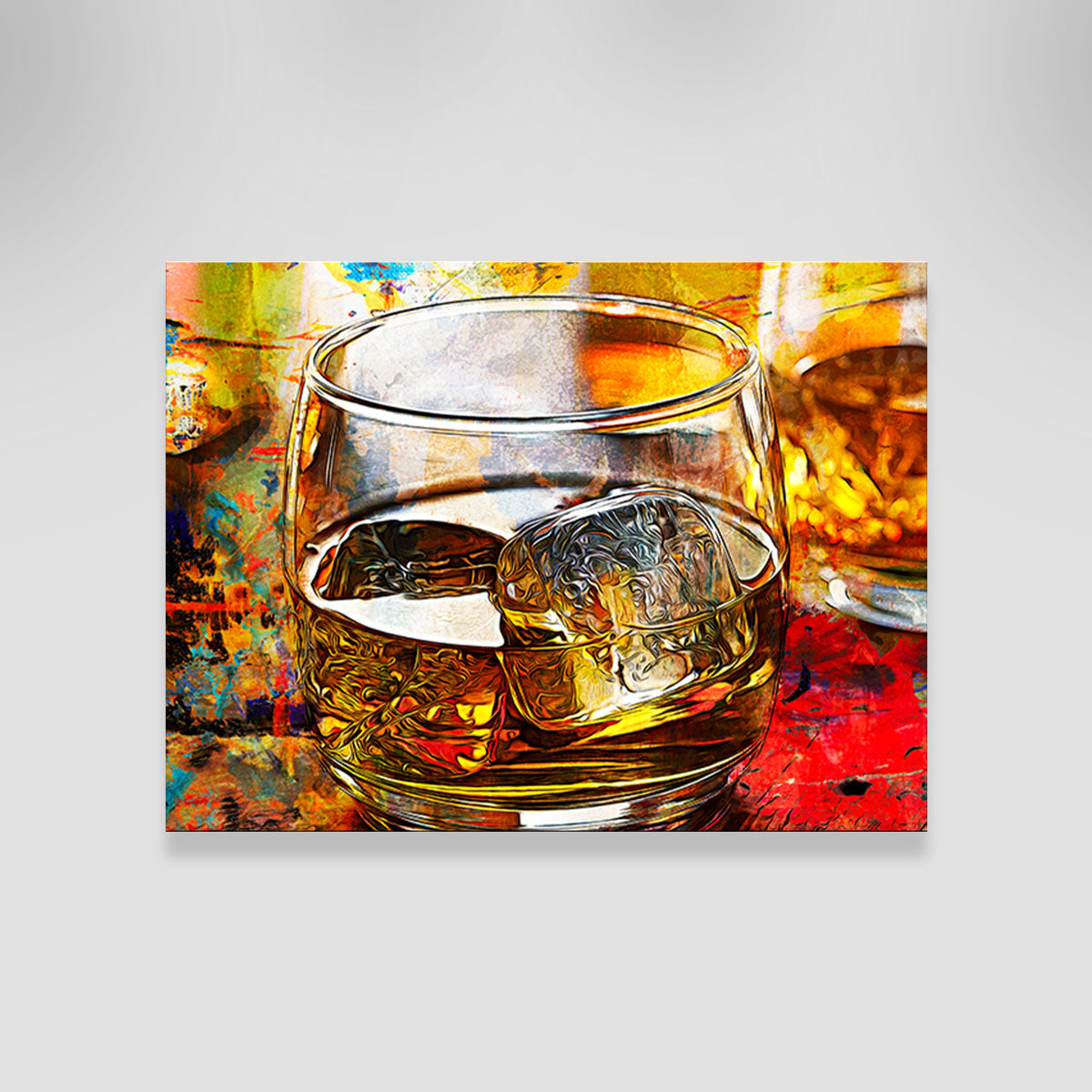 Exquisite Bourbon Whiskey Abstract Wall Art for Stunning Home Decor