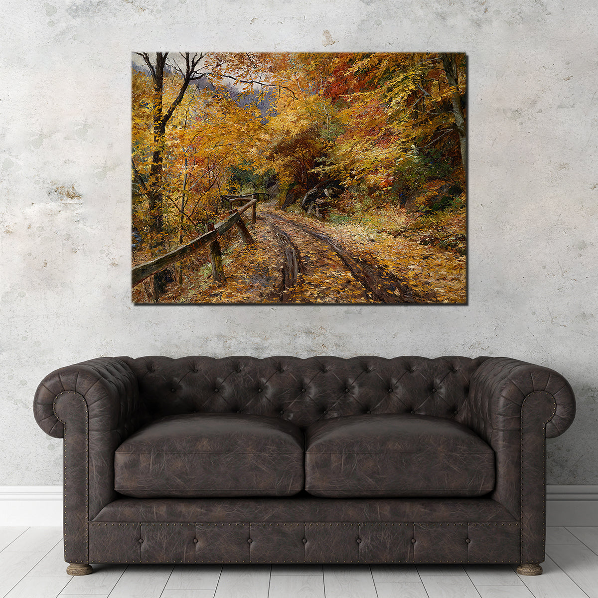 Stunning Falling Leaves Wall Art by Denise Dundon