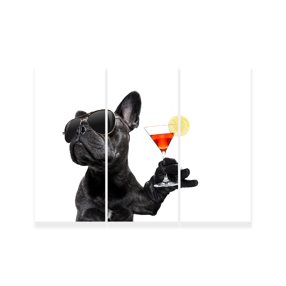 Stylish Martini Dog Wall Art for Modern Interiors
