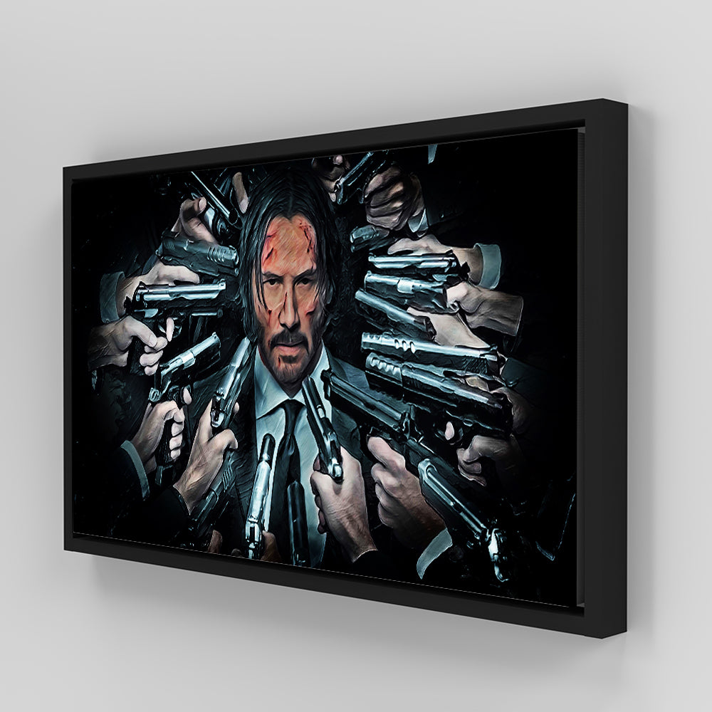 John Wick Stunning Panoramic Wall Art for Home Decor