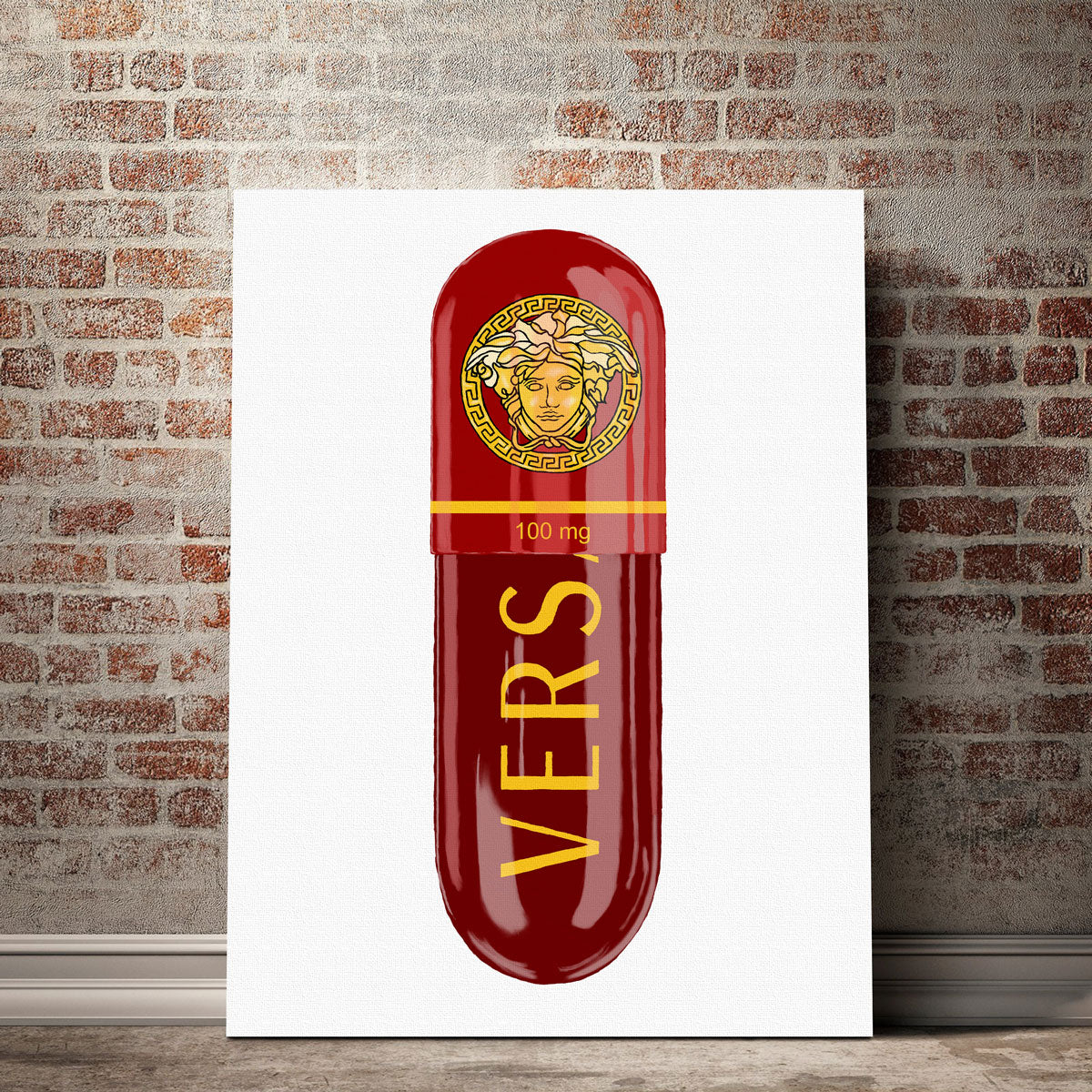 Exquisite Versace Eros Flame 100MG Wall Art by Elias Mikael