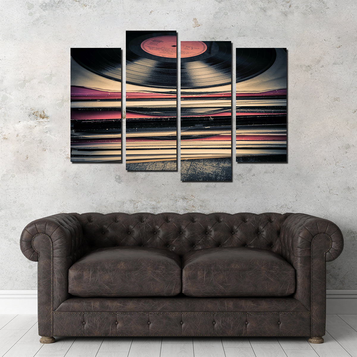 High - Quality Vinyl Records with Museum - Grade Canvas