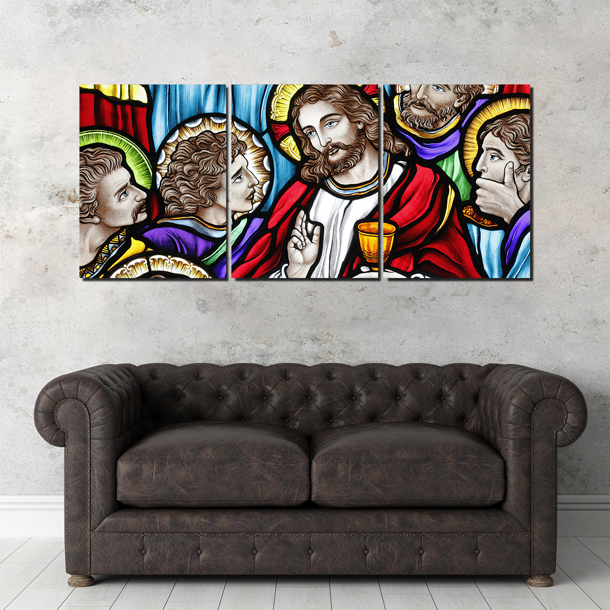 Exquisite Last Supper Canvas Print