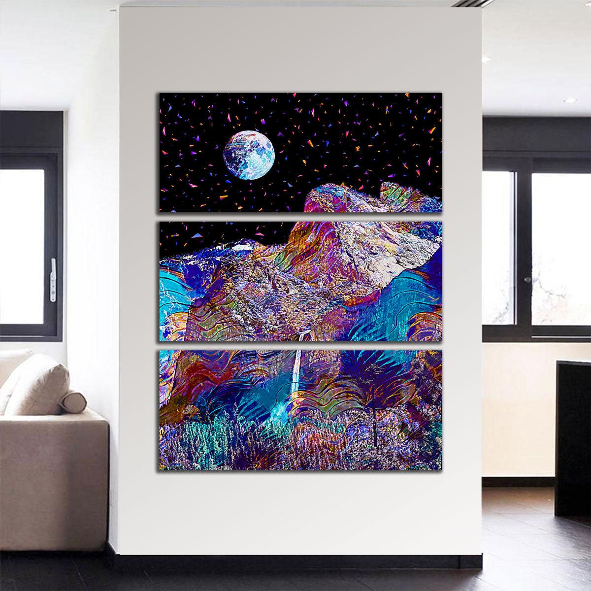 Stunning Moonscape 19 Wall Art by Gab Fernando