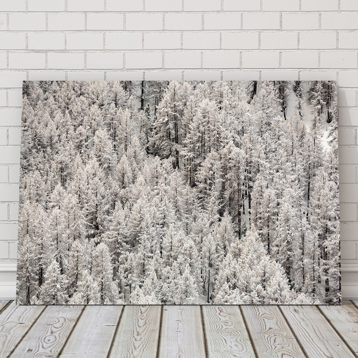 Late Snowfall Wall Art by Jeff Graphy - High - Quality Museum Canvas