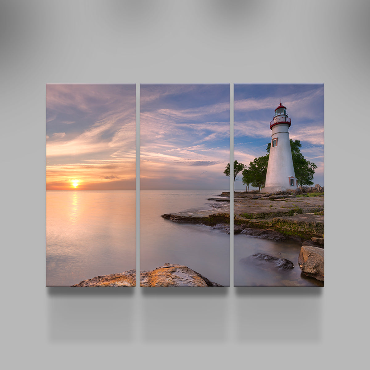 Gorgeous Marblehead Lighthouse on Lake Erie Wall Art for Stunning Decor