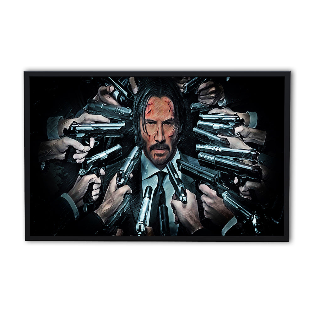 John Wick Stunning Panoramic Wall Art for Home Decor