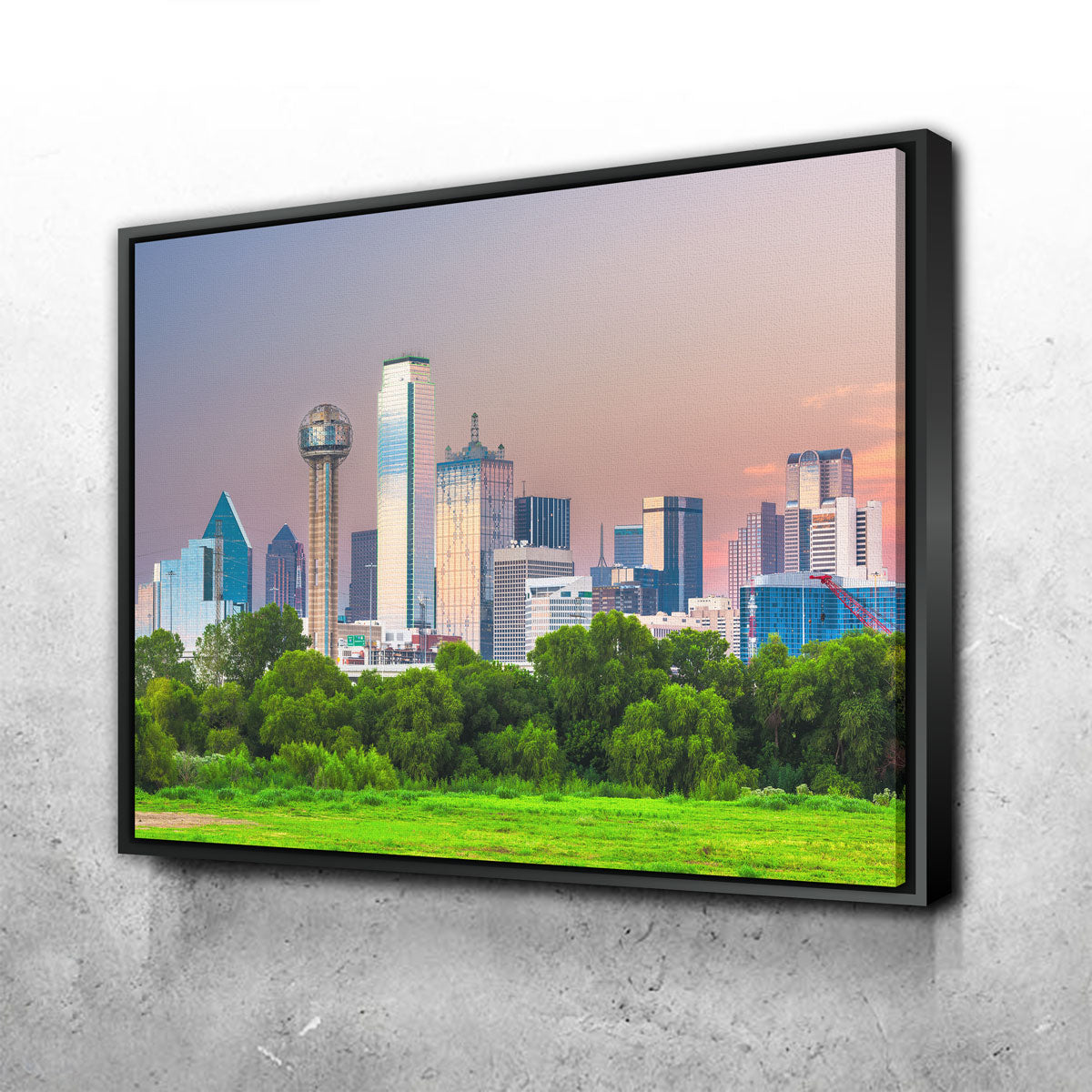 Gorgeous Dallas Skyline Wall Art for Stunning Home Decor