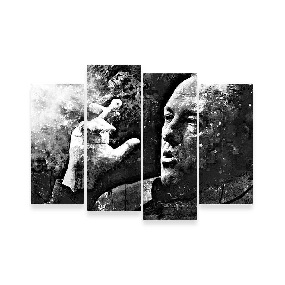 Tony Soprano Stunning Grayscale Wall Art for Home Decor