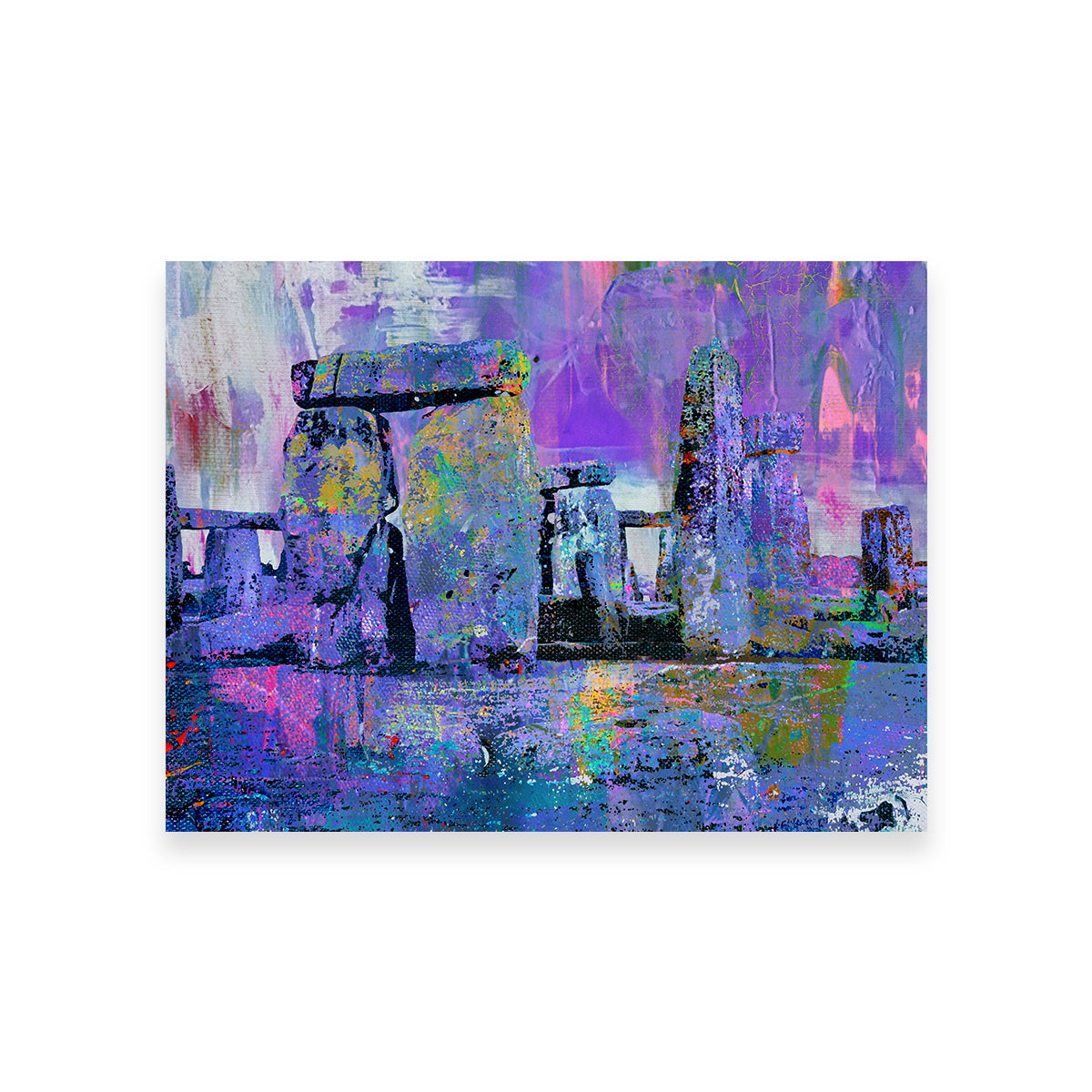 Exquisite Stonehenge Abstract Wall Art by Stephen Chambers