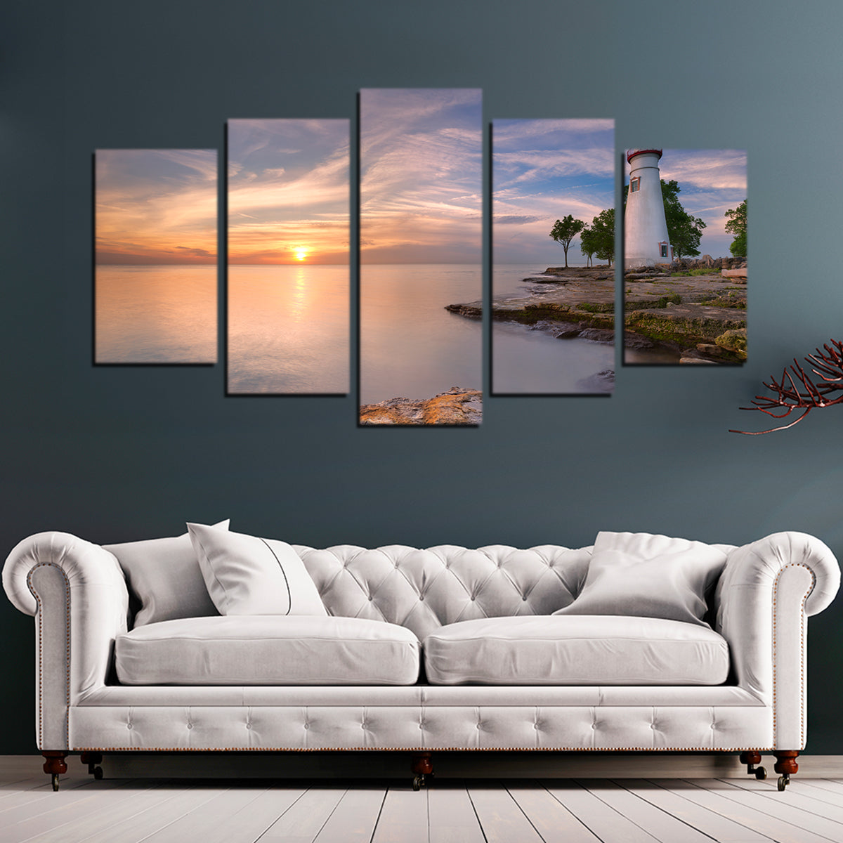 Gorgeous Marblehead Lighthouse on Lake Erie Wall Art for Stunning Decor