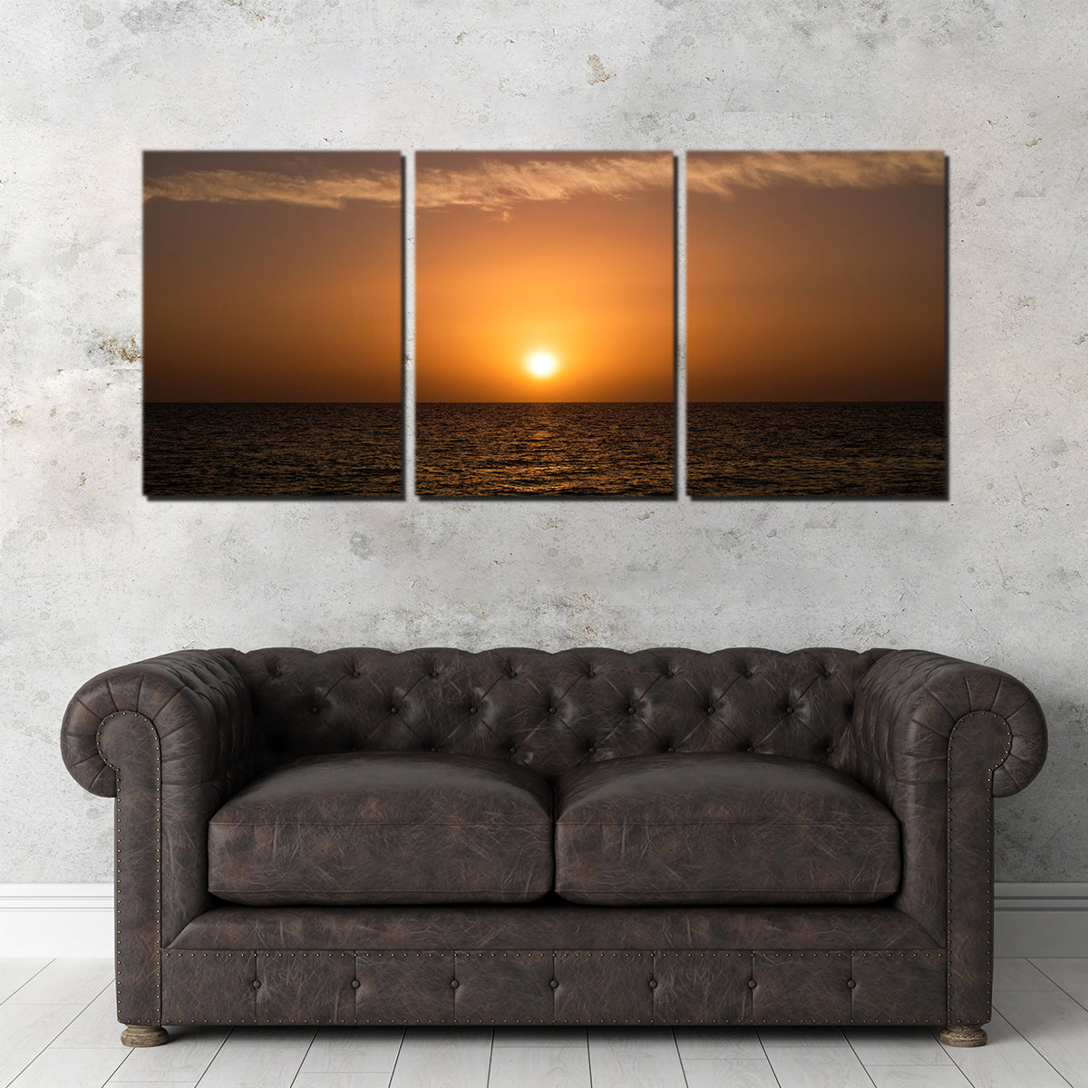 Stunning Marina di Pisa Sunset 2 Wall Art by George Sorin