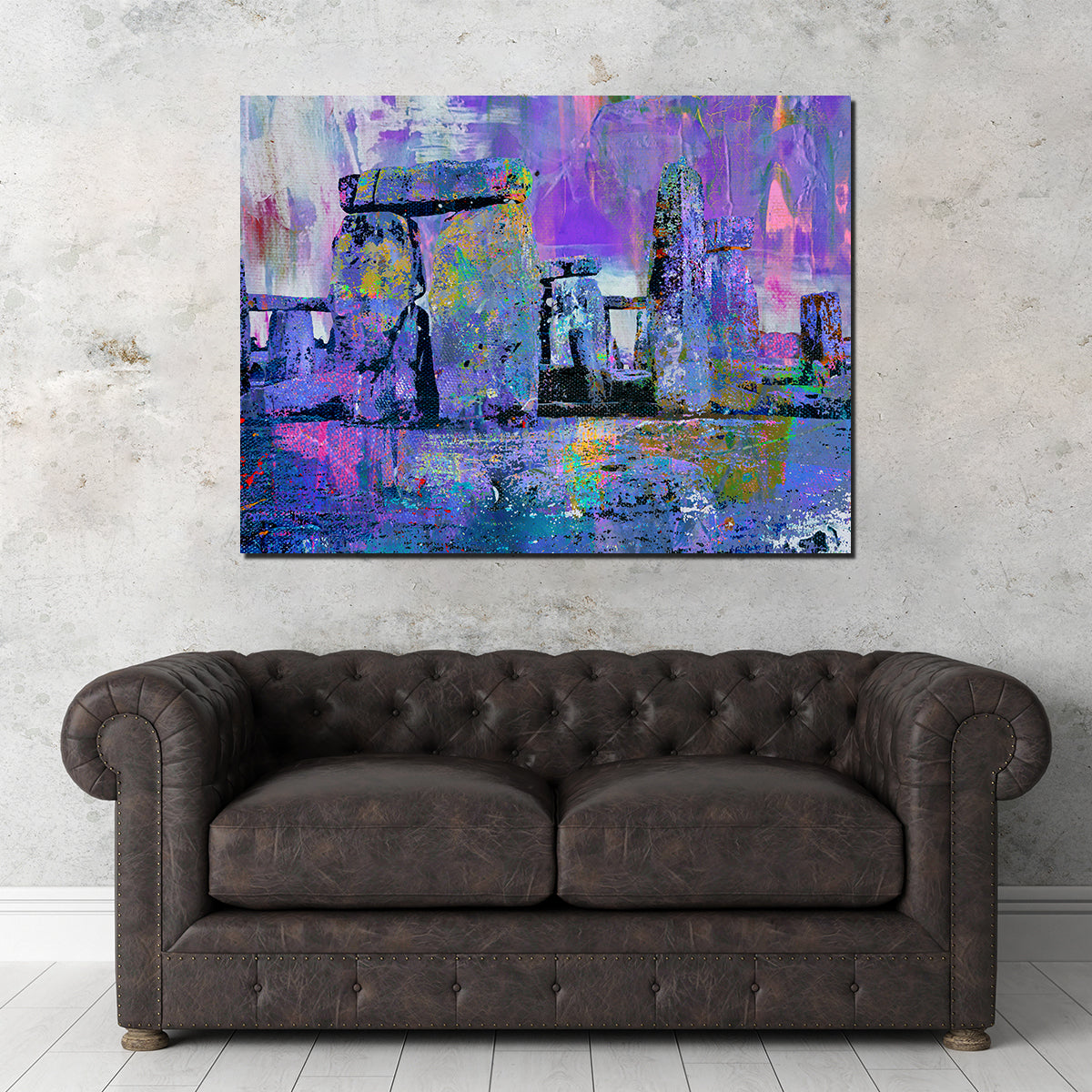 Exquisite Stonehenge Abstract Wall Art by Stephen Chambers