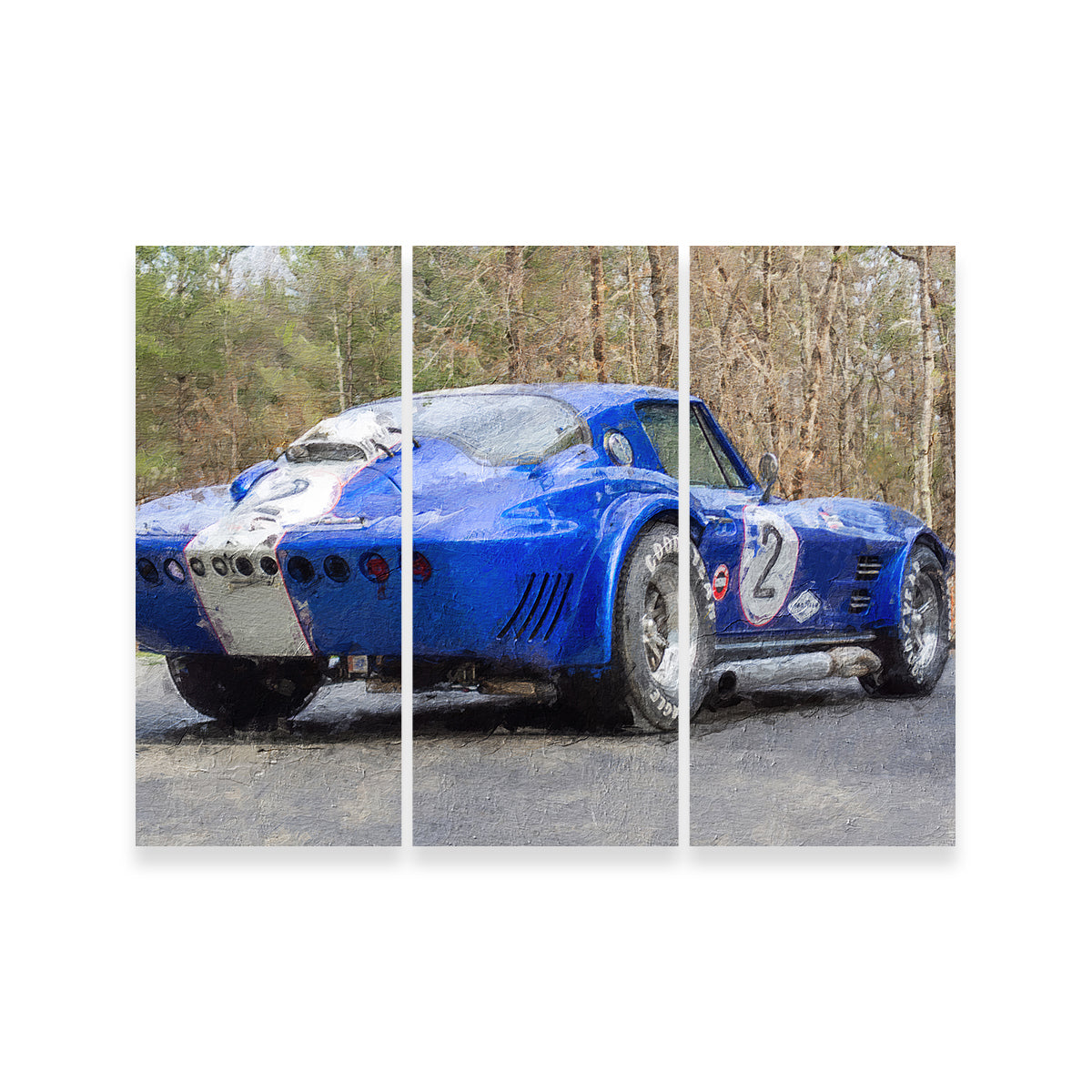 Corvette Grand Sport No. 2 Stunning Wall Art by Stephen Chambers