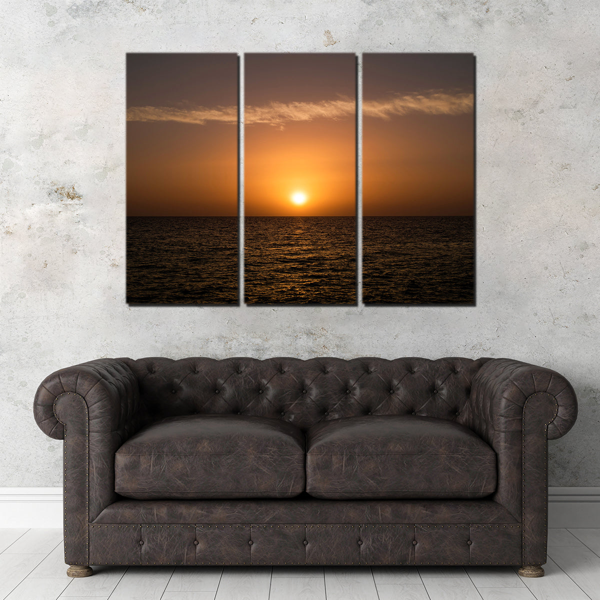 Stunning Marina di Pisa Sunset 2 Wall Art by George Sorin
