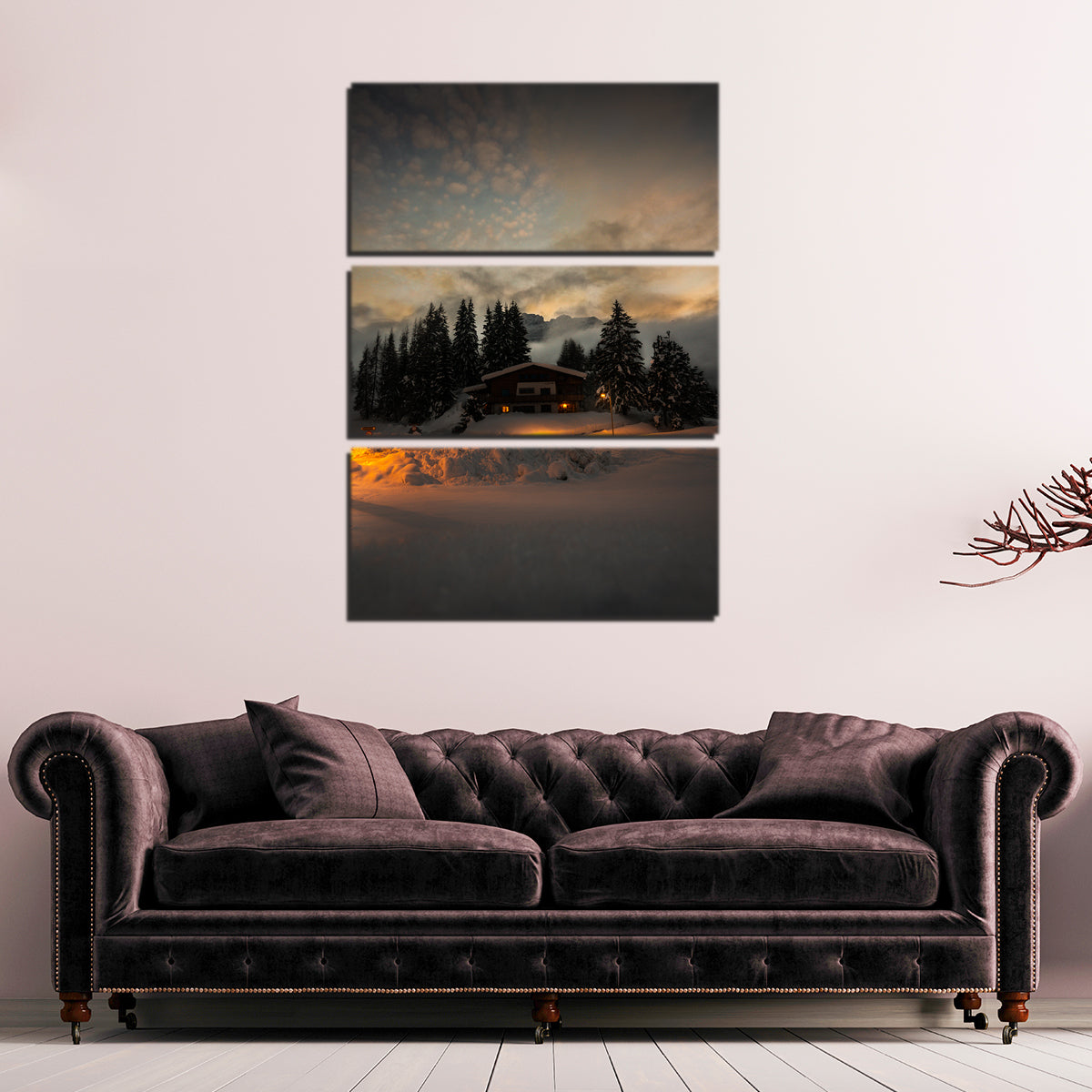 Stunning Winter III Wall Art by Enzo Romano