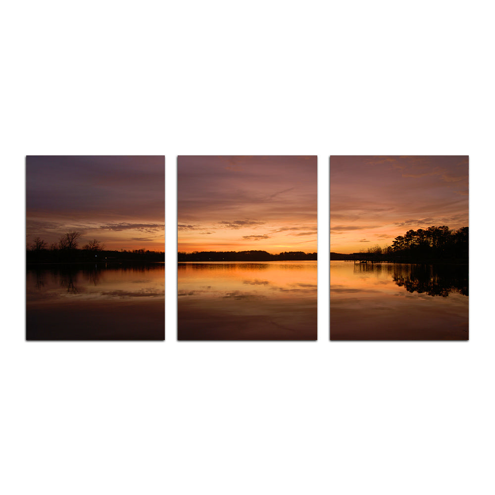 Stunning Lake Weiss Sunrise Wall Art for Home Decor