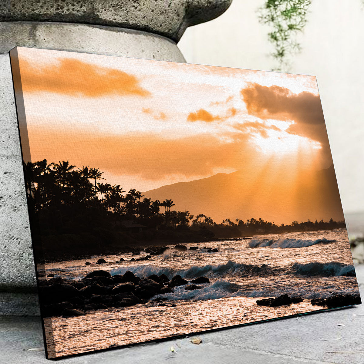 Exquisite Warm Paradise Wall Art by Lucas Moore