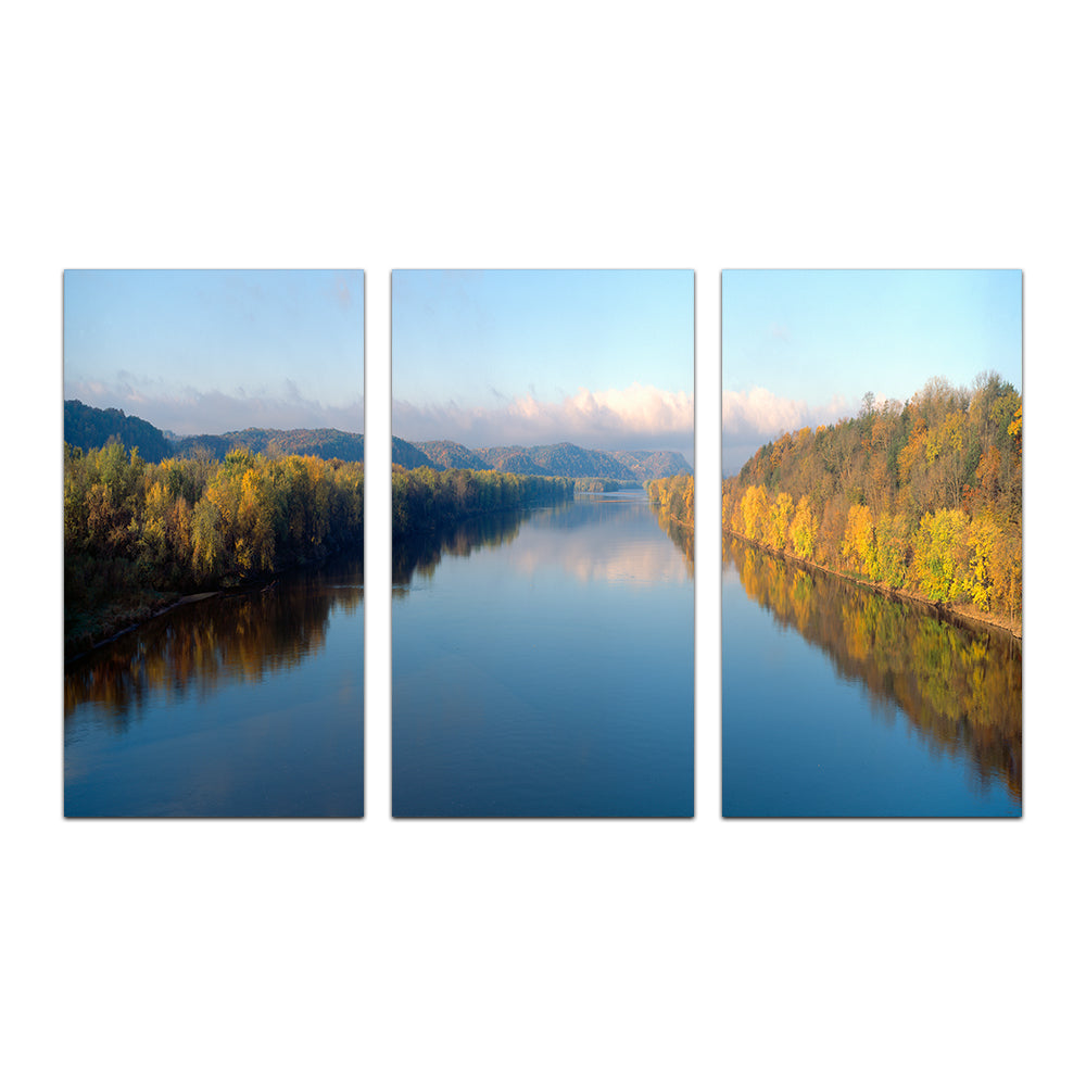 Exquisite Wisconsin River Wall Art - Handmade with Sustainable Pine