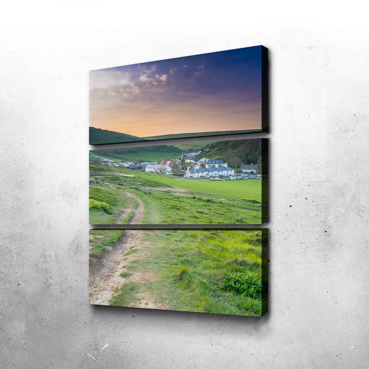 Exquisite Lulworth Cove Wall Art by Mike Cotton