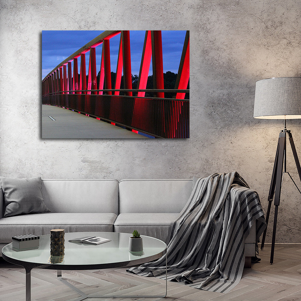 Stunning Two Rivers Park Bridge Wall Art for Your Home Decor