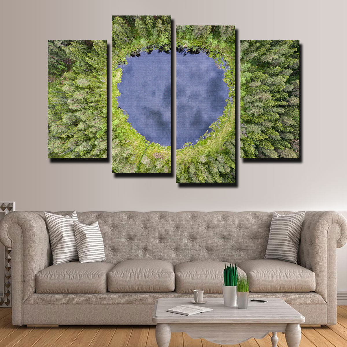 Exquisite Water Hole Wall Art by Karolis Janulis