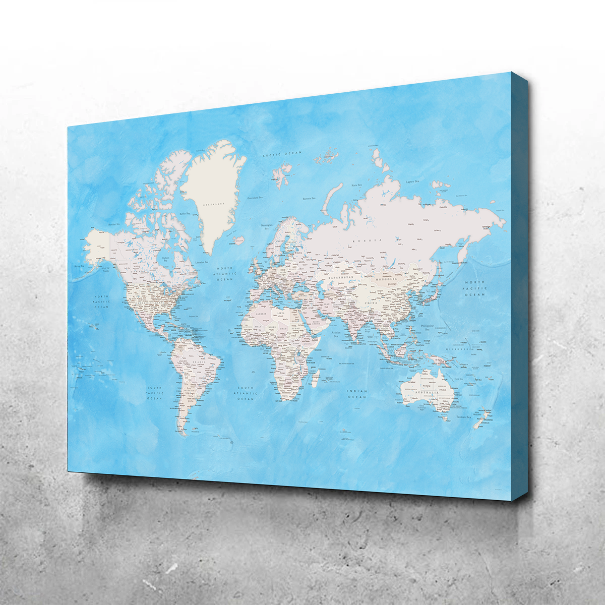 Stunning World Map 35 Wall Art for Your Decor