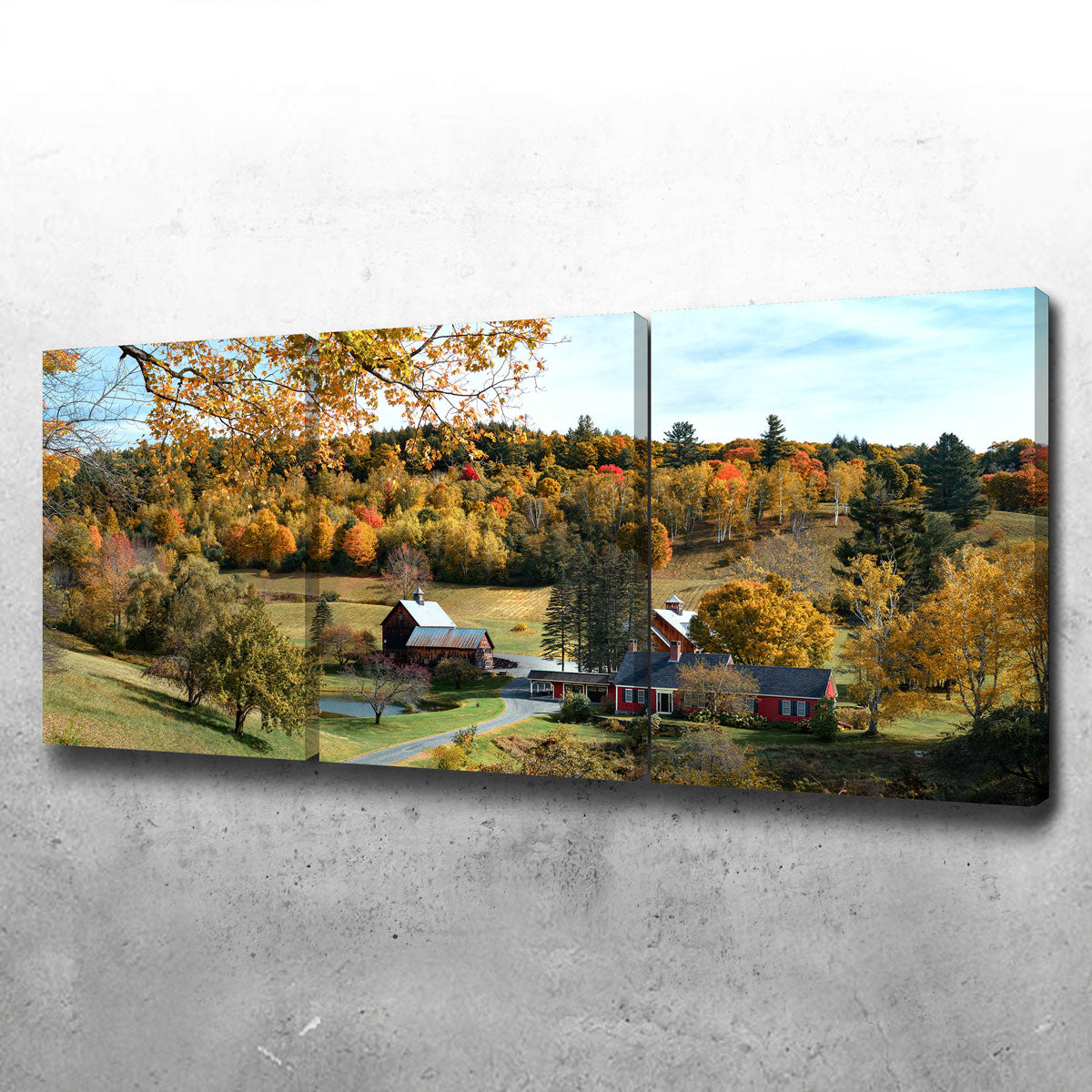 Exquisite Woodstock Farmstead Wall Art by Shaun Mayer