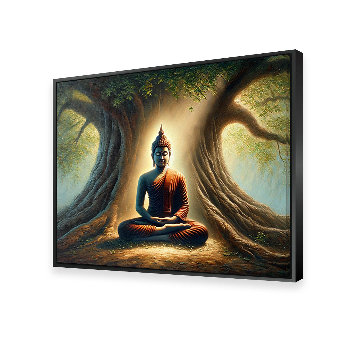 Exquisite Buddha Meditating Canvas Print