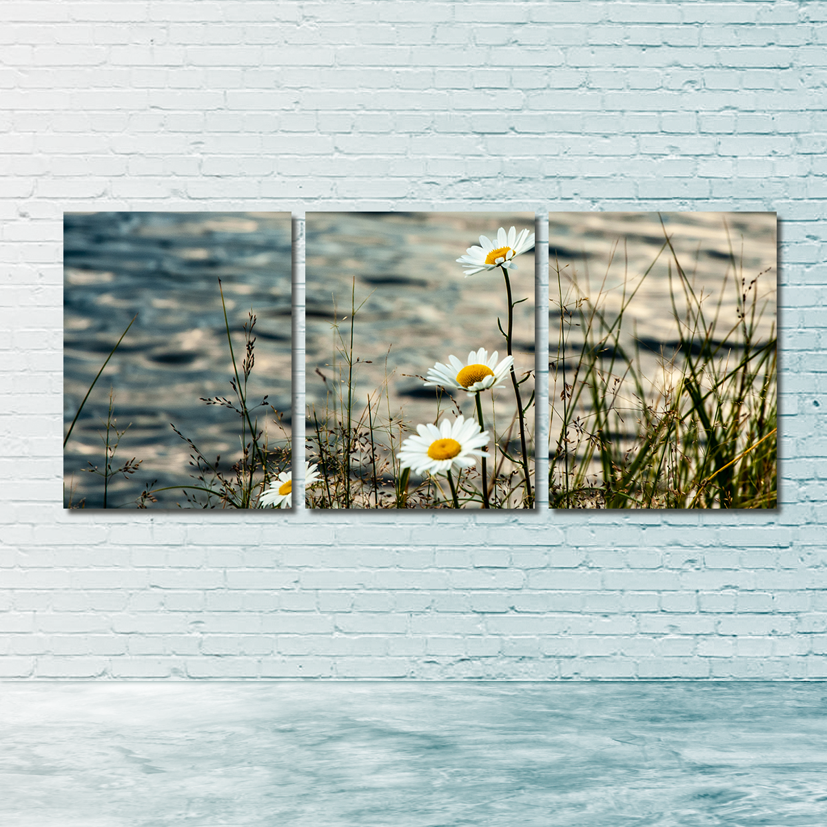Stunning Lake Flowers Wall Art by Kyle Sherry