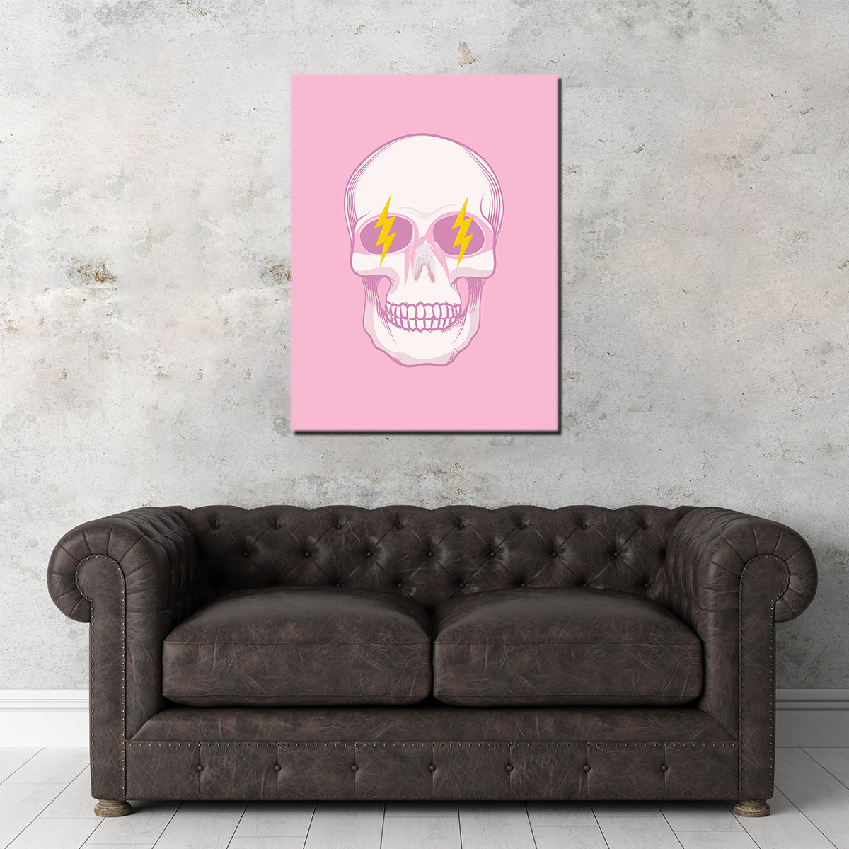 Thrilling Groovy Skull Wall Art - Ideal for Unique Home Decor