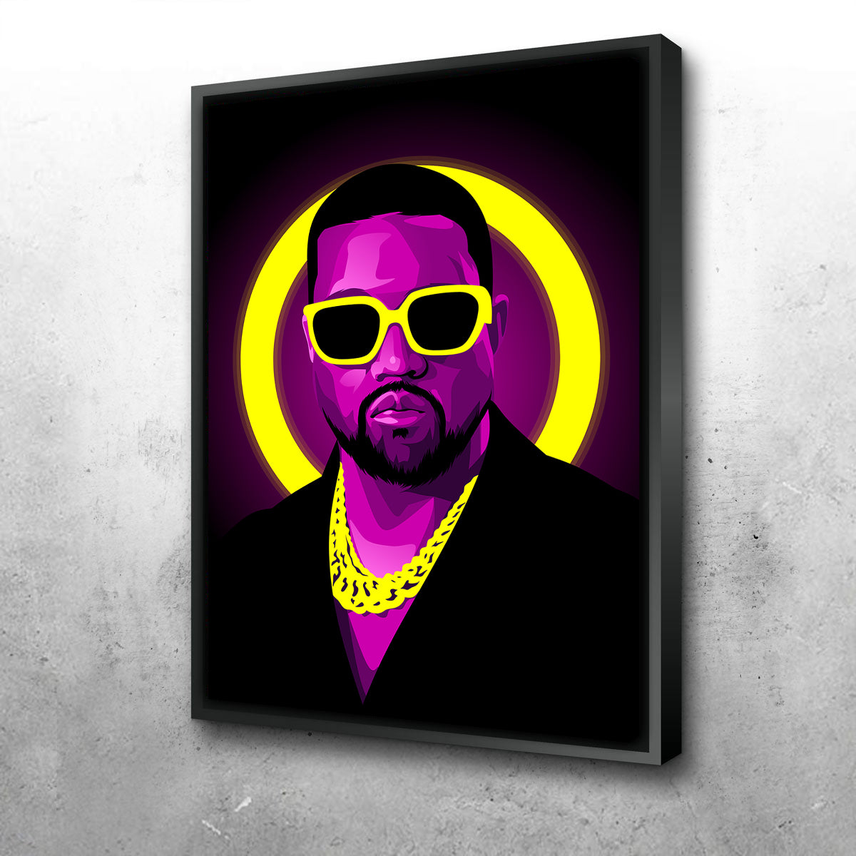 Stylish Kanye West Shades Wall Art for Trendy Decor