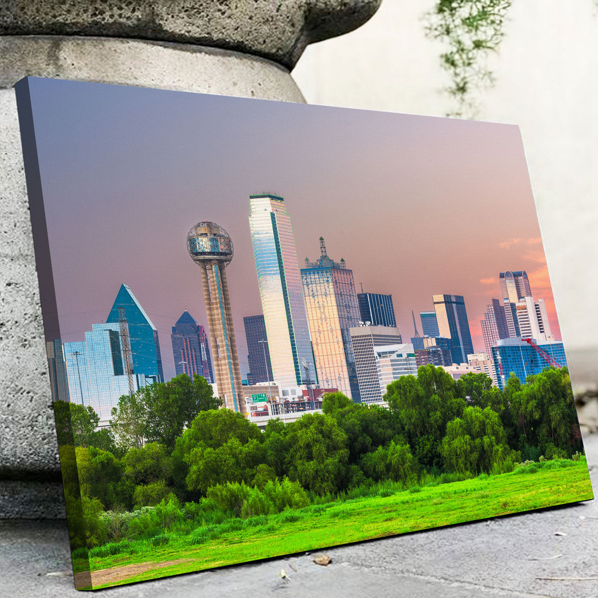 Gorgeous Dallas Skyline Wall Art for Stunning Home Decor