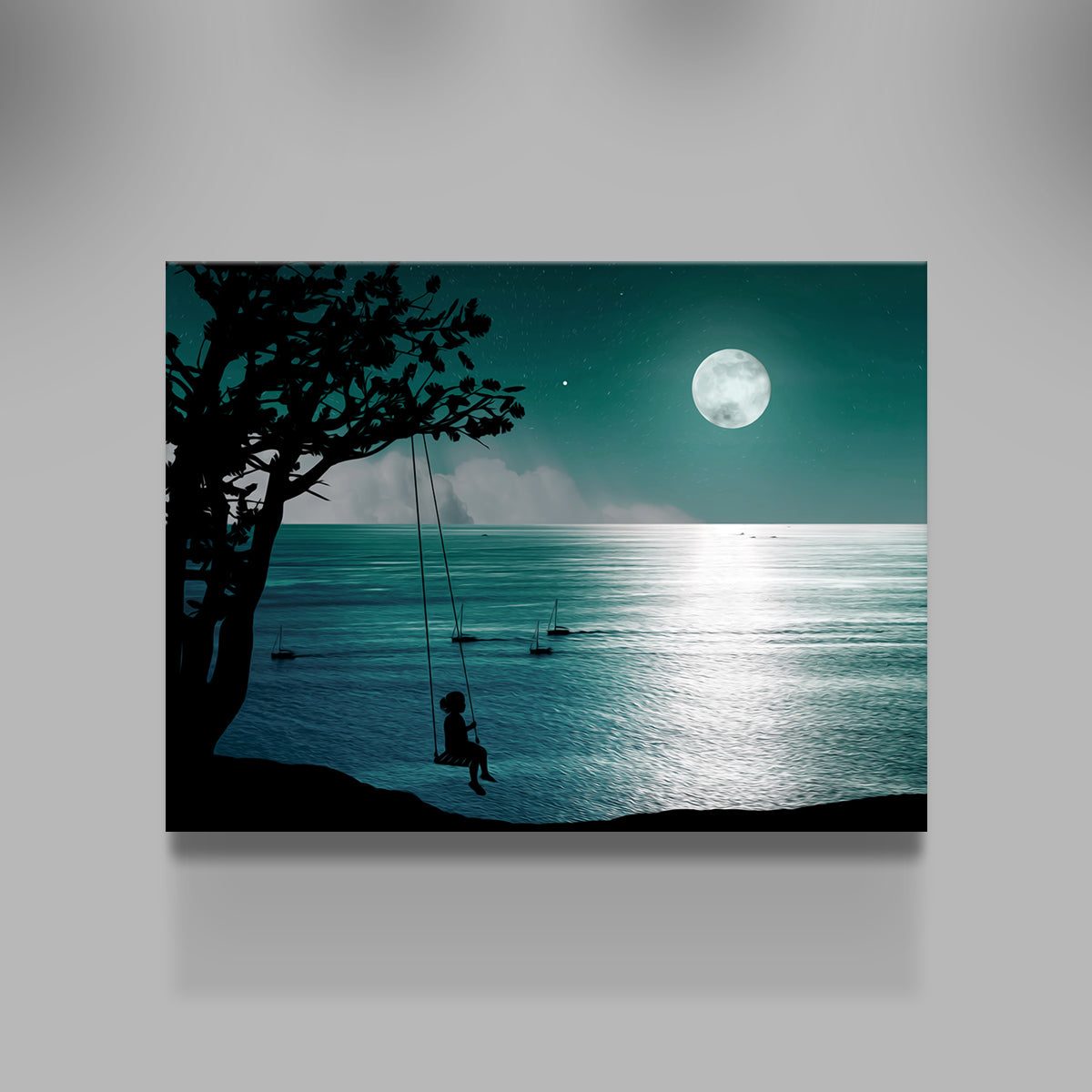 Enchanting Feelings in the Night Wall Art by George Sorin