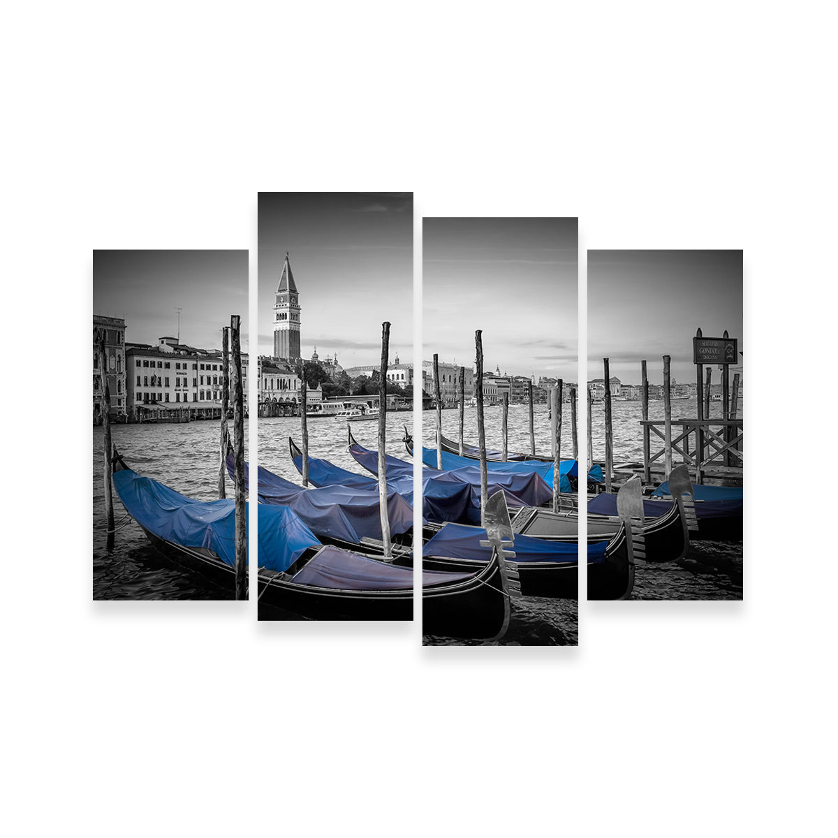 Stunning Venice Grand Canal and St Mark's Campanile Wall Art by Melanie Viola