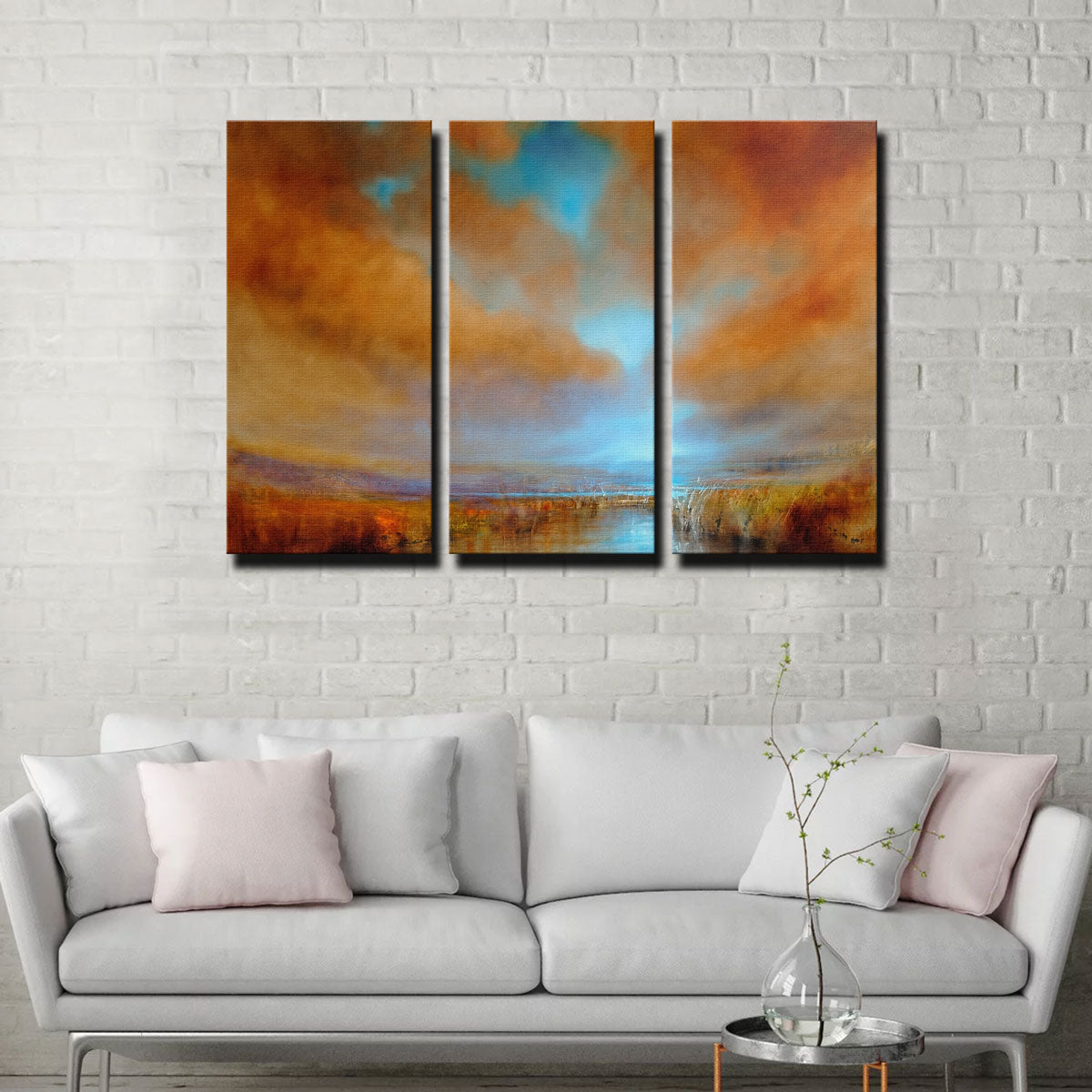 Farben Des Lichts Wall Art - Stunning Sustainable Pine Wood Framed Canvas Prints