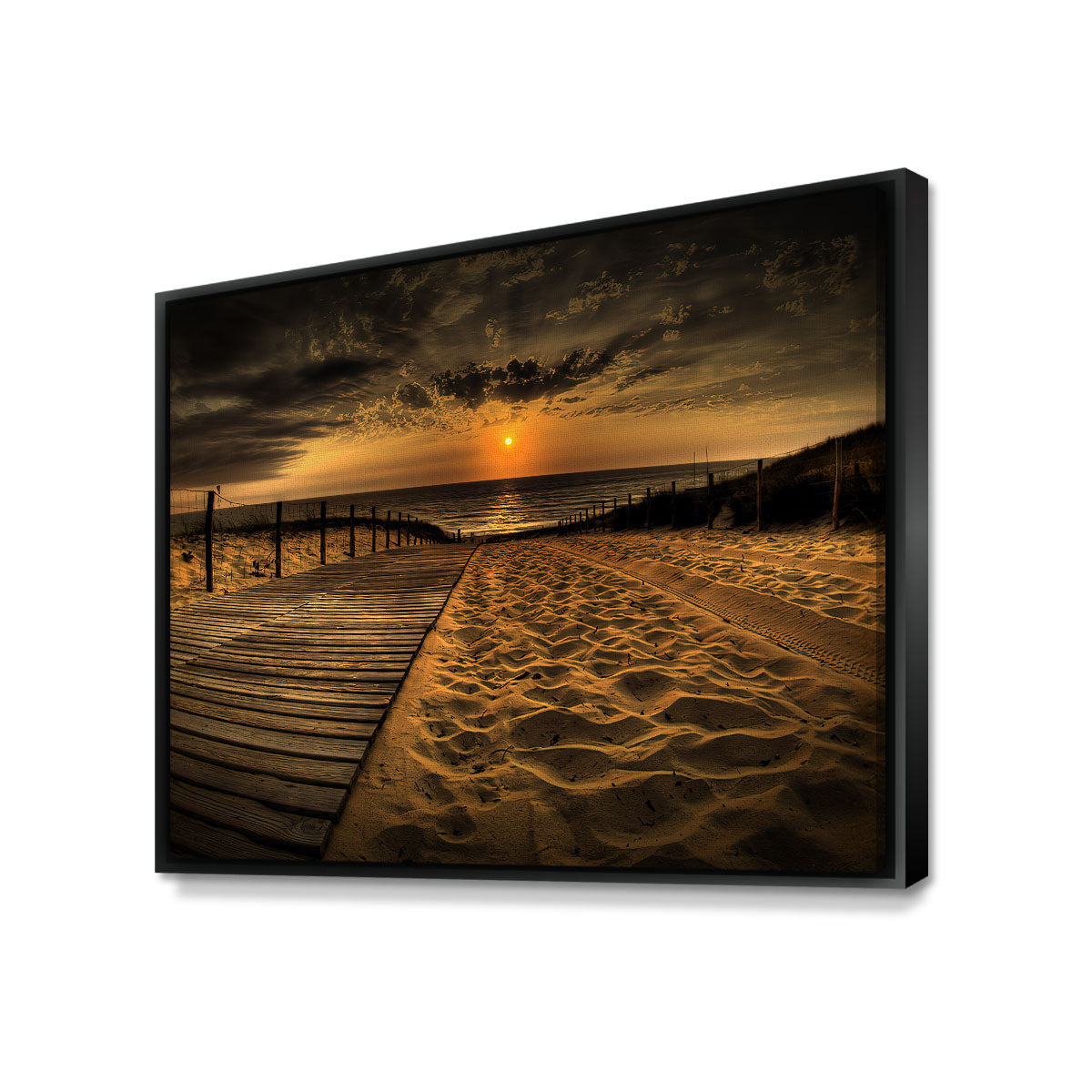 Gorgeous Sunset Beach Wall Art for Stunning Home Decor