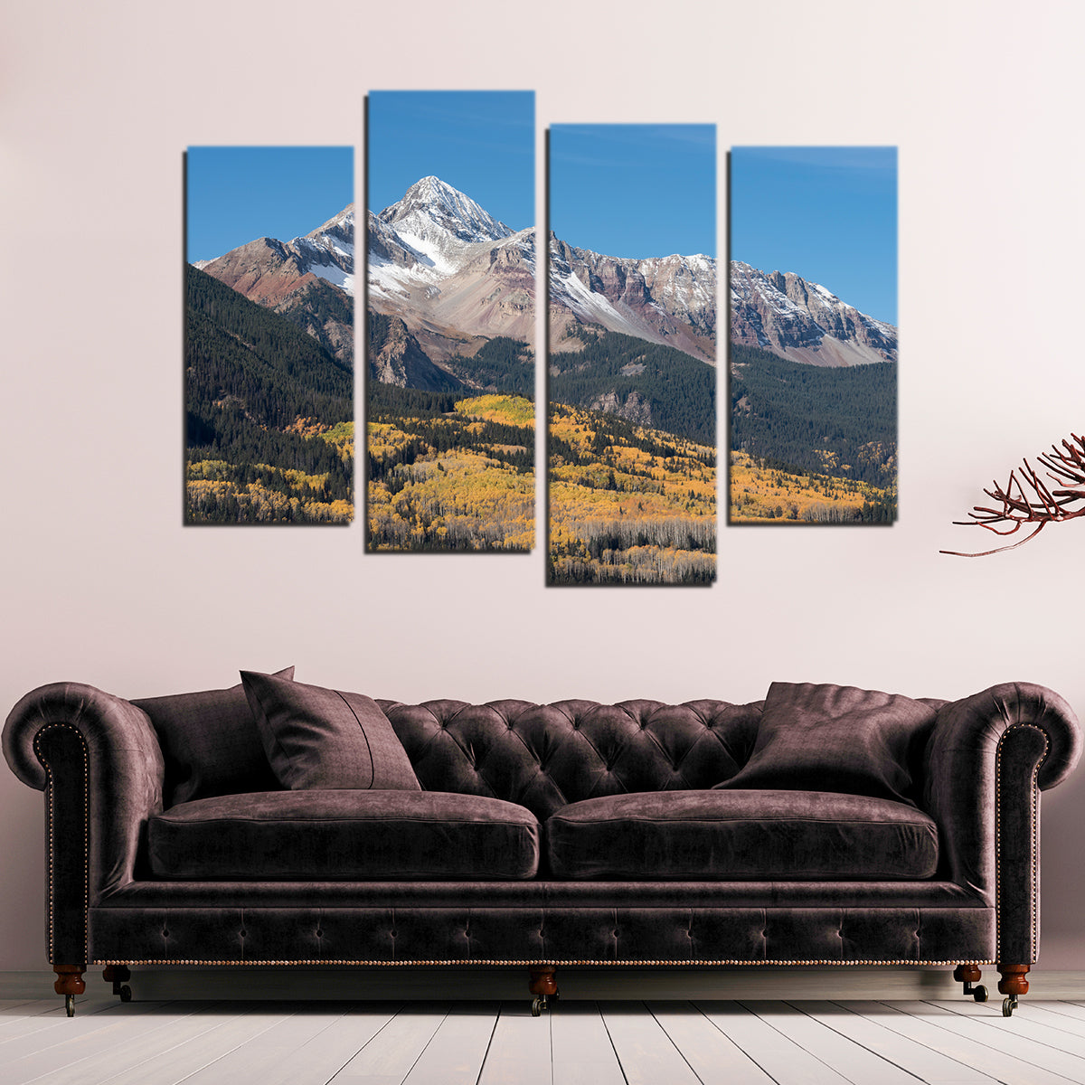 Stunning Wilson Peak Wall Art - Handmade Museum Quality Canvas