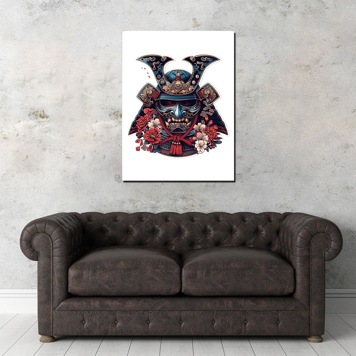 Authentic Traditional Japanese Samurai Mask Wall Art for Stunning Decor
