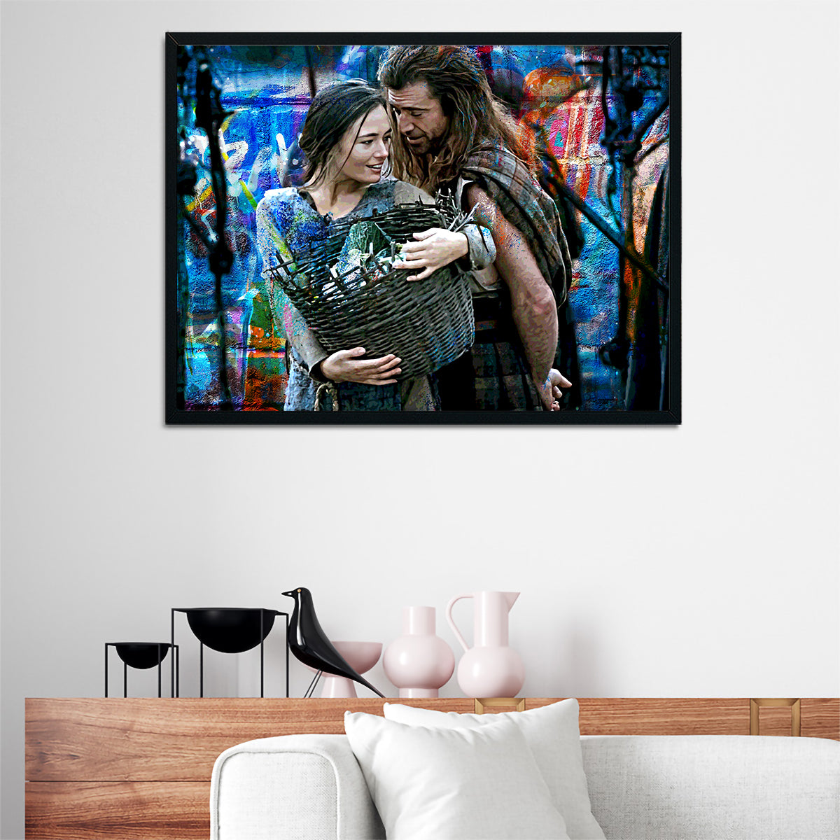 Exquisite Murron and Wallace Kiln - Dried Pine Wood Canvas Prints