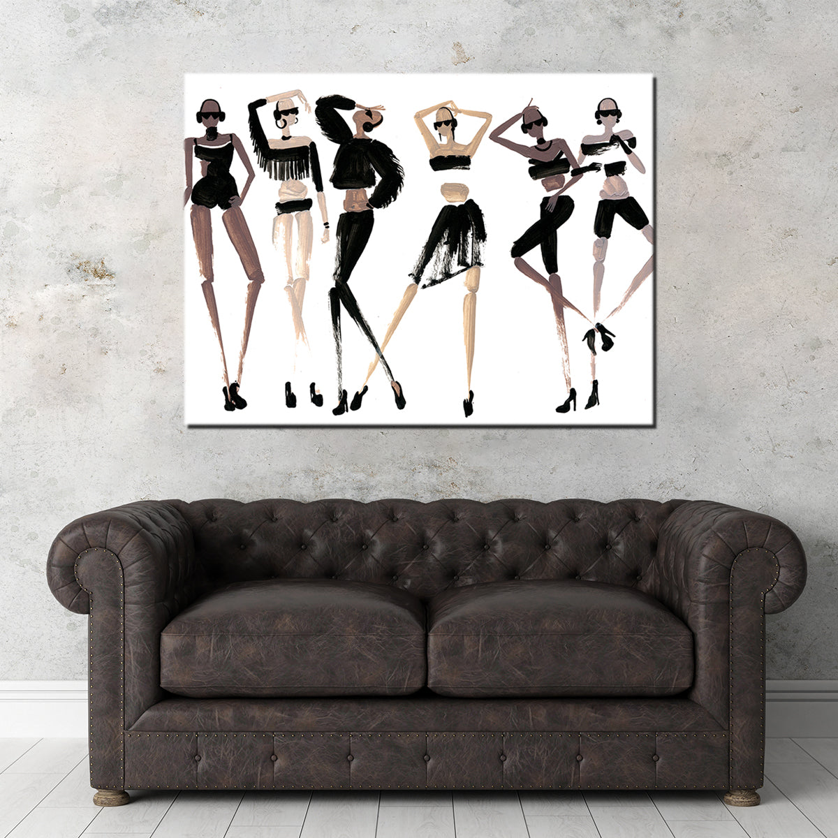 Stylish Fashion 6 Wall Art by Evgeny Vetrov