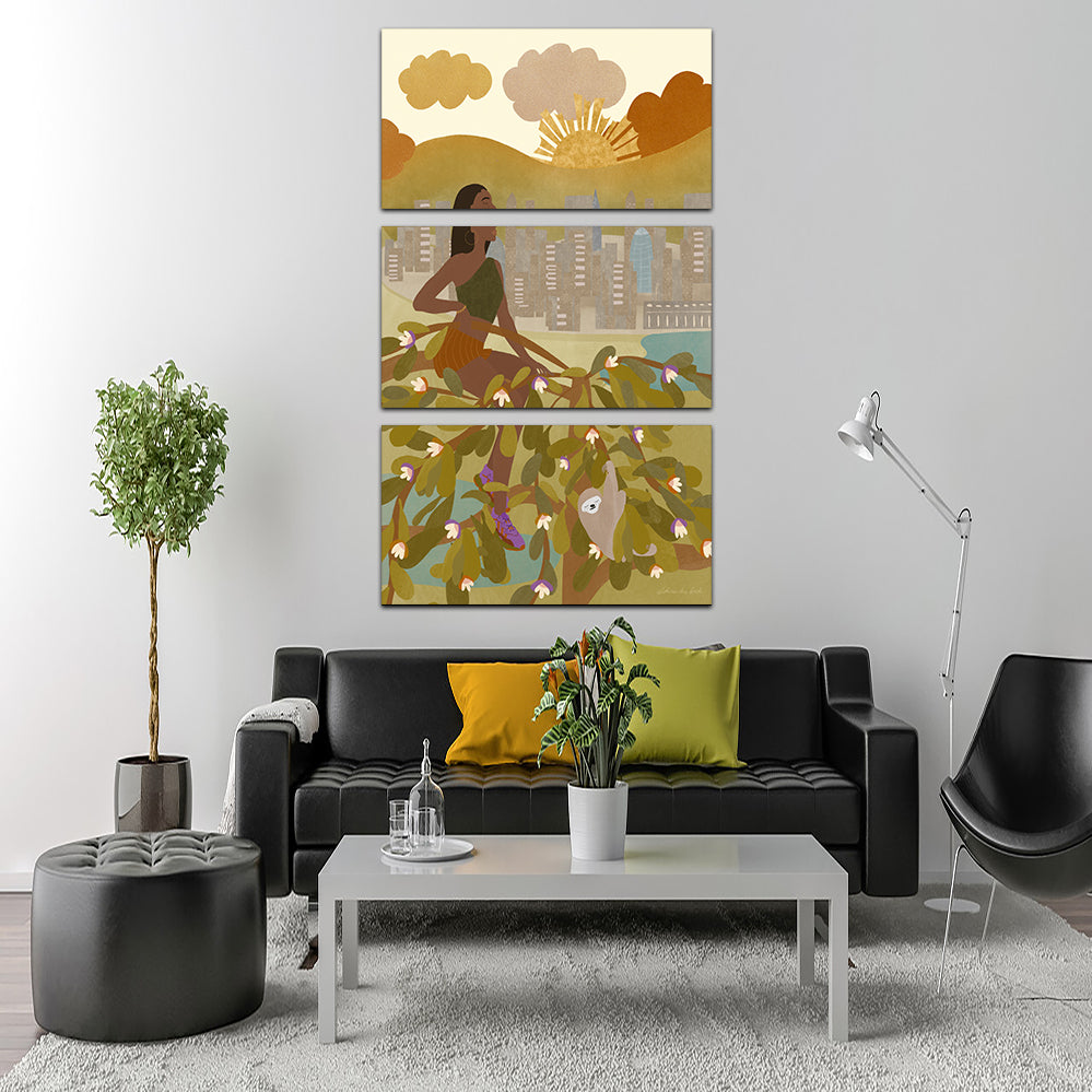 Stunning Supergirl Wall Art by Birch & Ink Sisters