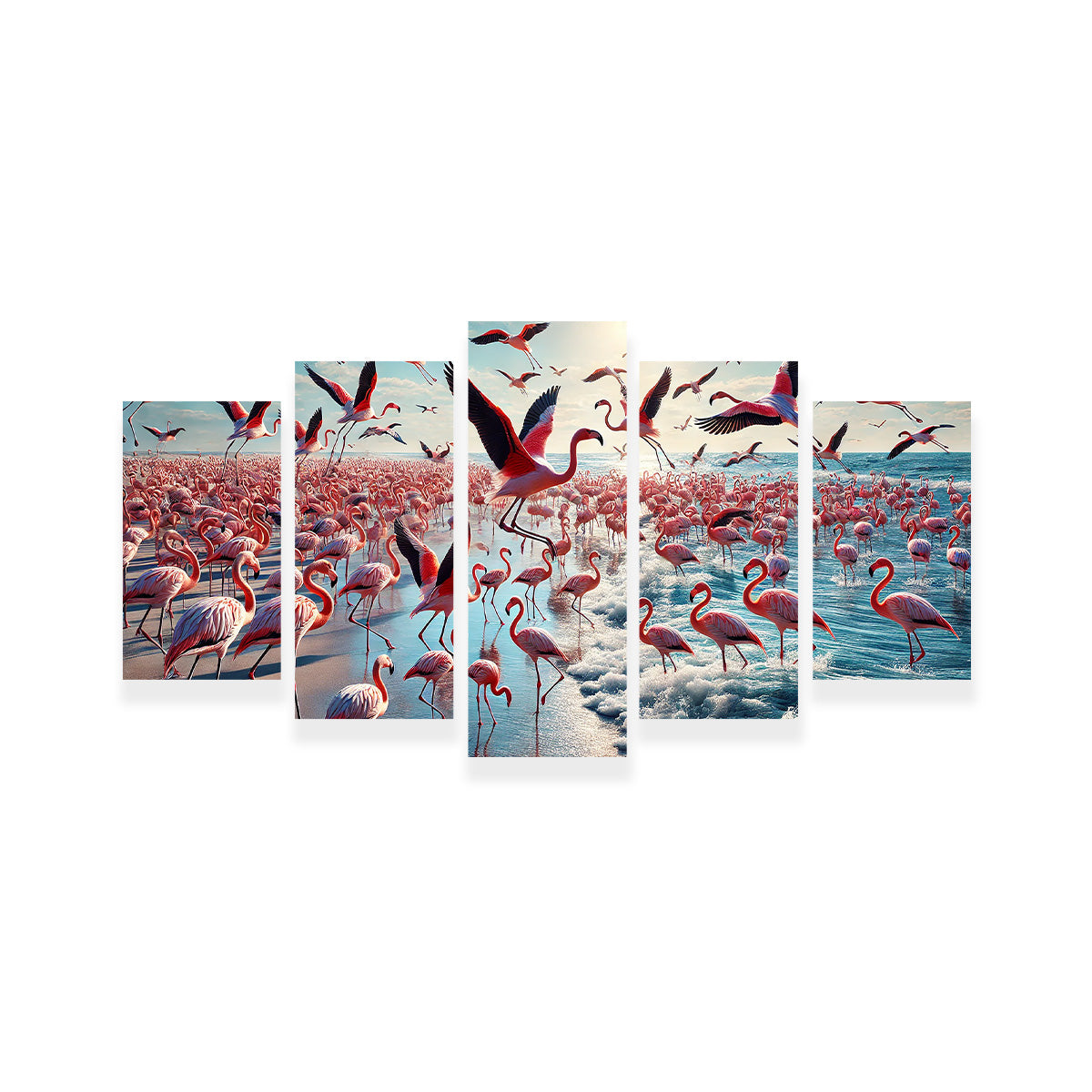 Stunning Flamingo Shore Wall Art for Your Decor