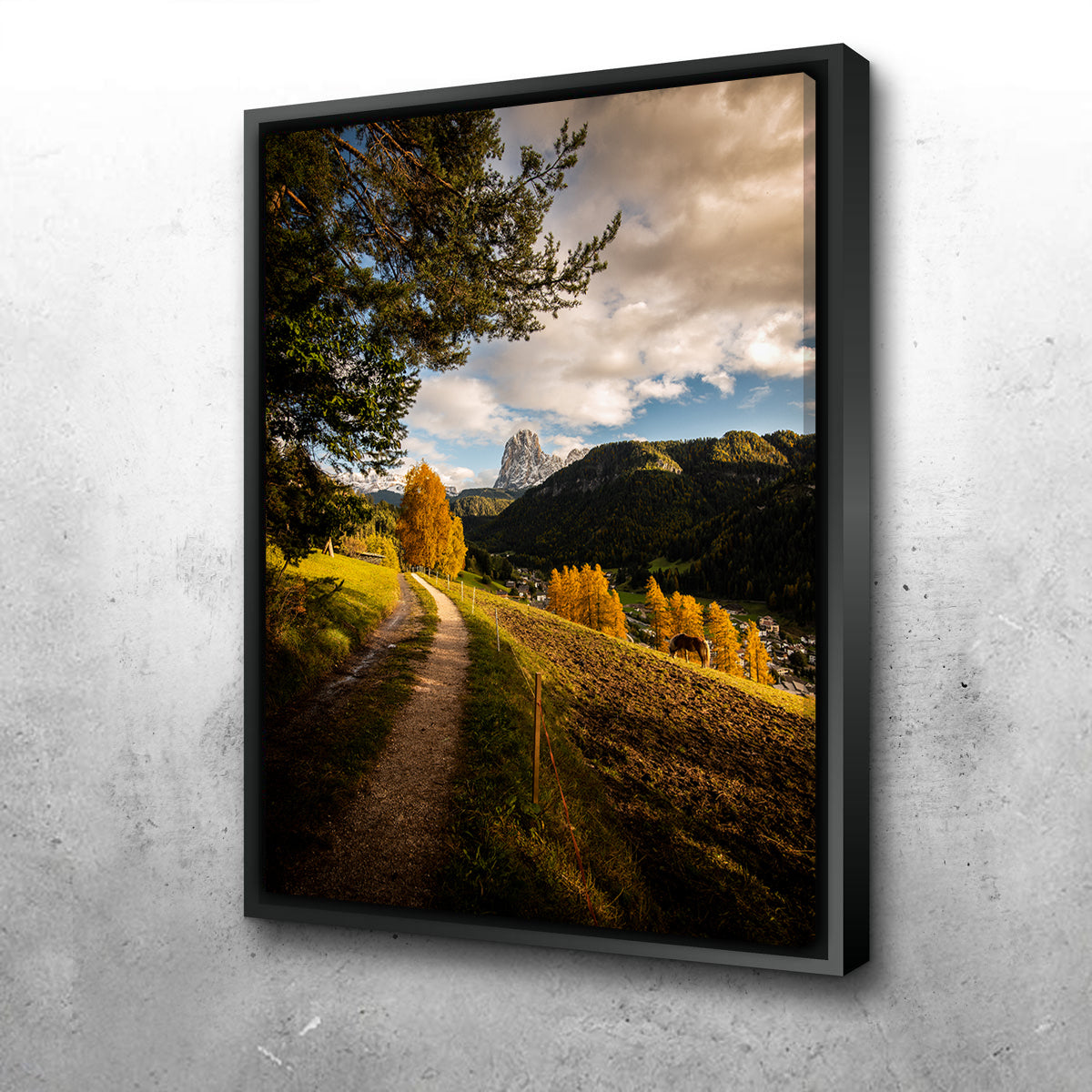Val Gardena Stunning Wall Art by Enzo Romano