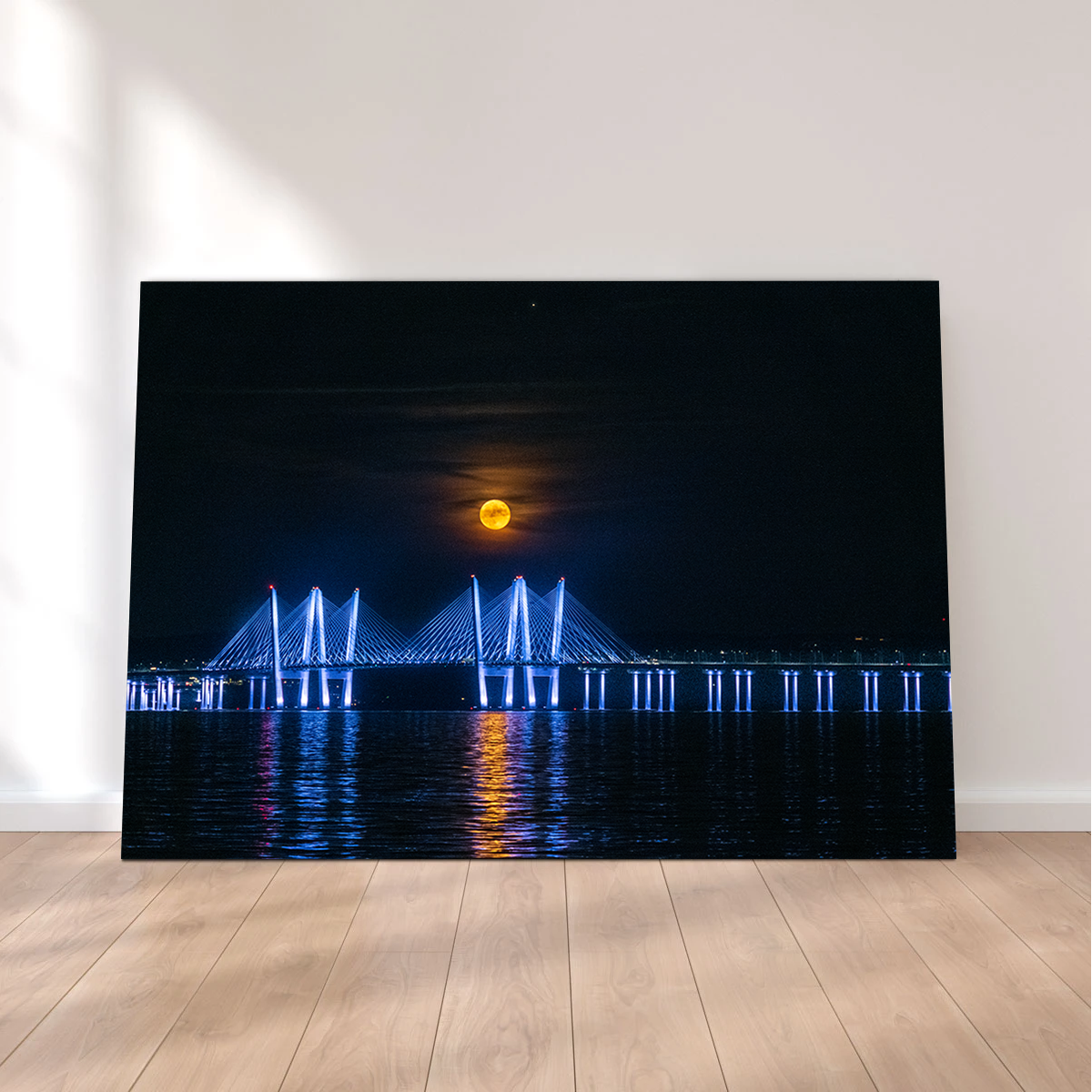 Stunning Buck Moon Rising Wall Art by Dennis Maida