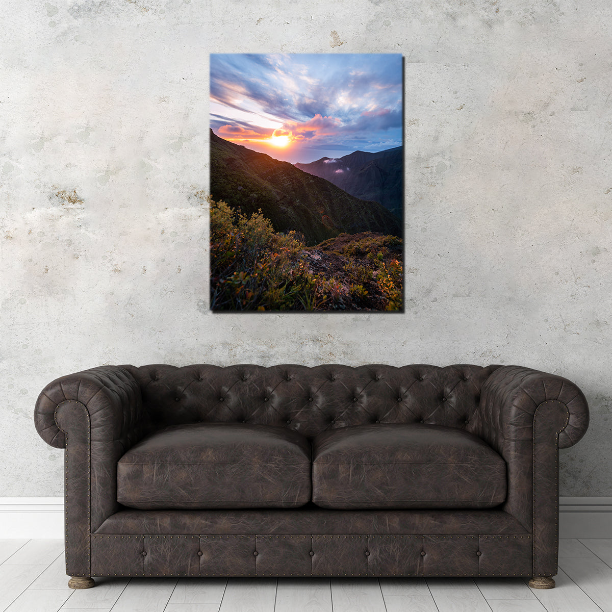 Stunning Sunset Ridge Wall Art by Lucas Moore