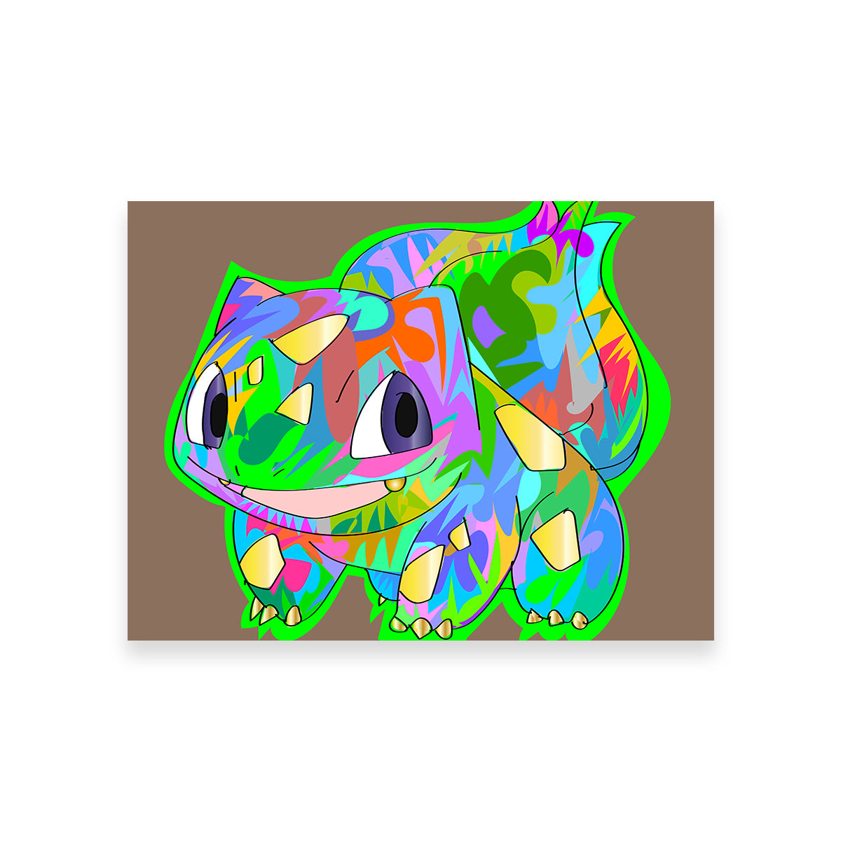 Bulbasaur Themed High - Quality Wall Art