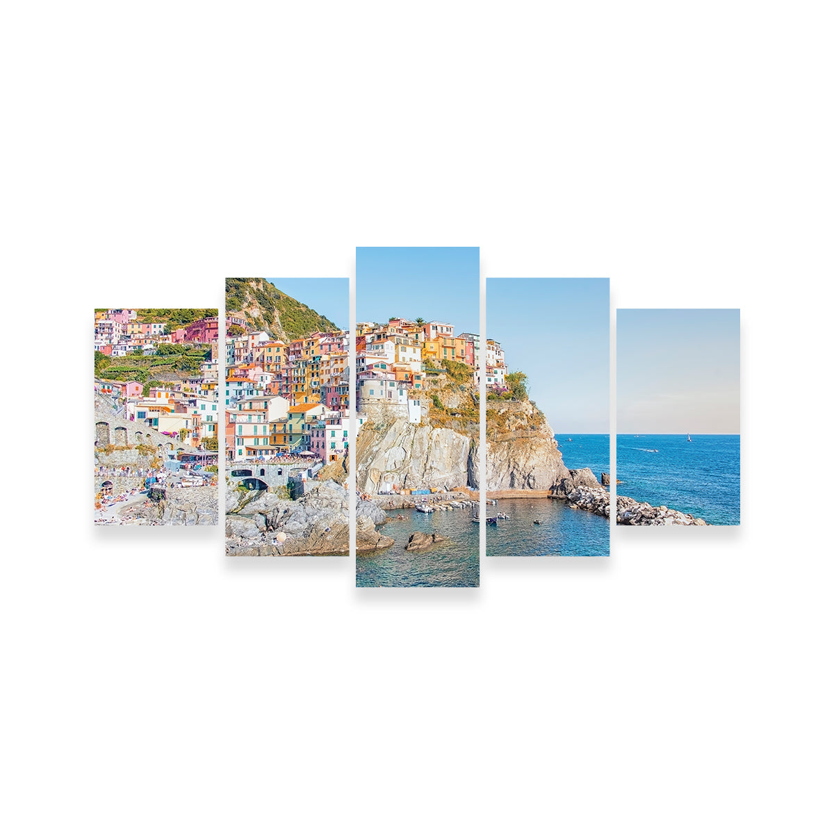 Exquisite Manarola Wall Art by Manjik Pictures